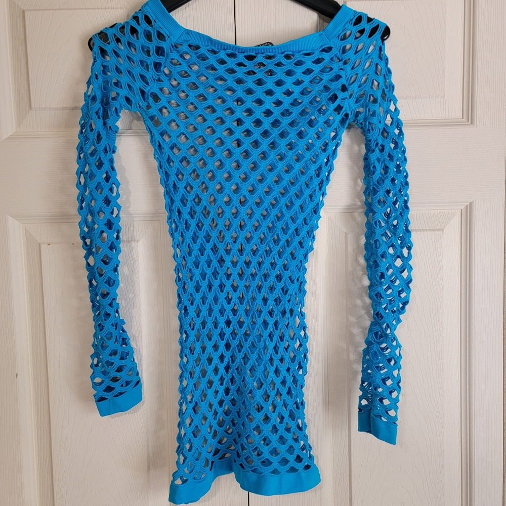 Fishnet Long Sleeve Top